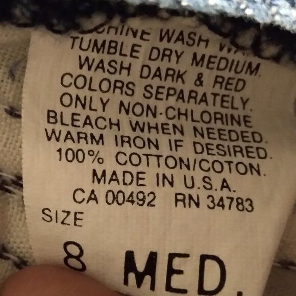 Vintage Lee Skyriders High Waist Taper Mom Jeans - Picture 9 of 10